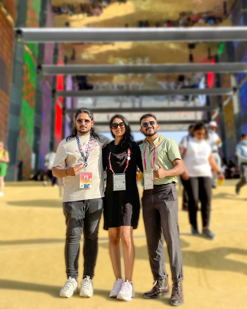 Meet Bradley, Sheehan &amp; Salman, our media team &amp; the ones delivering you exclusive content daily from our Pavilion!
They create videos, capture your smiles, cover our events &amp; important visits too, and would like to thank you all for engaging with us &amp; showing us so much love! 🙌🏼