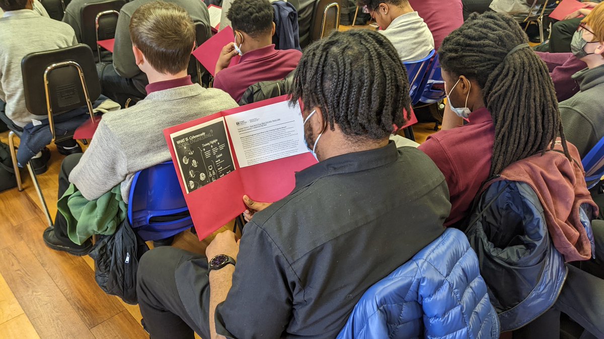 MercyCTE's tweet photo. Are YOU participating in the @TU_Care Lab @TempleUniv? Mercy students will learn SE (Social Engineering), an important subset of cybersecurity.
Reps from @blackgirlshack and @RaicesCyberOrg will serve as mentors for hands-on activities.
#mercystrong
#thetech https://t.co/wjJupfirnX