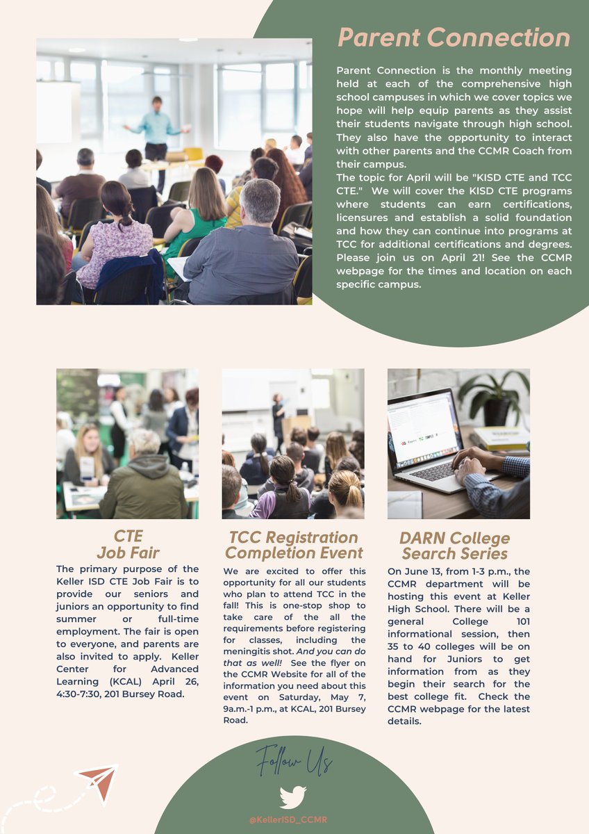 The CCMR Spring Newsletter is out and packed full of information and upcoming events. Be sure to check it out so you don't miss out!
kellerisd.net//cms/lib/TX022…