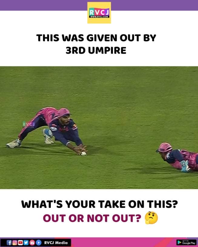 RVCJ_FB's tweet photo. Out or Not Out?
#IPL2022 #SRHvRR https://t.co/7W1w6qVvKs