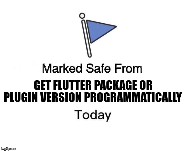 overflow_meme's tweet image. Get Flutter package or plugin version programmatically stackoverflow.com/questions/7164… #flutter #flutterplugin