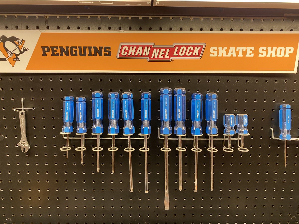 The Penguins equipment staff has been working with <a href="/Channellock/">CHANNELLOCK®</a> for 3 years and we are now in the 4th year. The tools they have provided to us are still helping us with repairs.