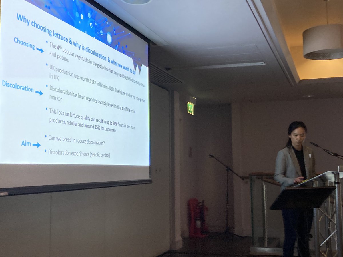 Fresh Produce Research@HAU (@freshprodres) on Twitter photo Yao lu giving a great talk on the genetics of lettuce pinking. #hortstress22 <a href="/FreshProdRes/">Fresh Produce Research@HAU</a> <a href="/WarwickVeGIN/">VeGIN 🥕🥦🧅🥬</a> Yao lu giving a great talk on the genetics of lettuce pinking. #hortstress22 <a href="/FreshProdRes/">Fresh Produce Research@HAU</a> <a href="/WarwickVeGIN/">VeGIN 🥕🥦🧅🥬</a>