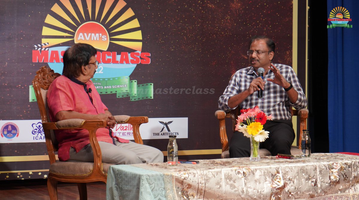 avmmasterclass's tweet photo. /On-Stage Stories/
🎞Media Maven🎞 Day 1
Anup Chandrashekar highlighted the need for Tamilnadu's best authors, particularly female writers, from all around the state. This is an excellent time to go into television, as Anup pointed out.
#avmmasterclass2022 #avmmasterclass https://t.co/7k4jhUIRLT