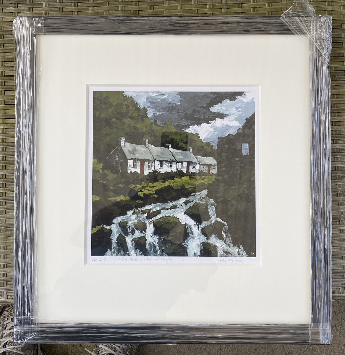 The Woolwn Mill - Trefin - prints #trefin #trefincottages #printmaking #peterdmorgan #stormwater #paintingwater #welshart #cymru #pembrokeshire #kadinskyartandframing