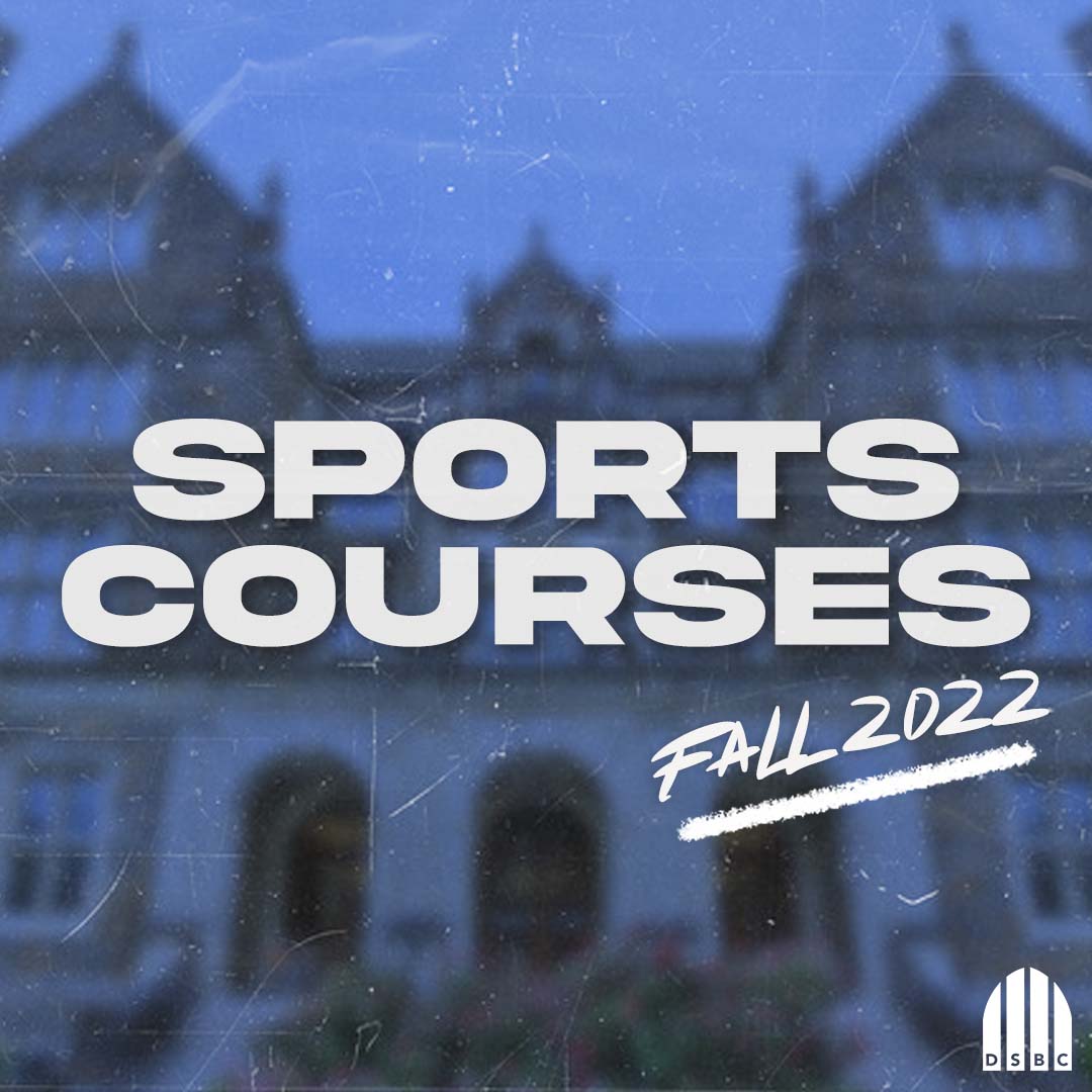 dsbconference's tweet photo. Registration opens for undergraduates this Thursday! 

Make sure to check out some of these sports-centered courses being taught in the fall! https://t.co/ZNwU8sDvJd