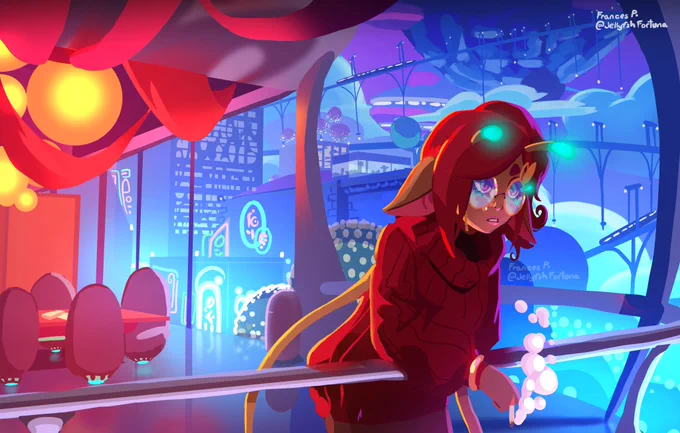 SORRY I'M LATE. Hi #VisibleWomen 💗

I'm Frances, a freelance illustrator working towards becoming a BG Painter or VisDev artist for animation!

https://t.co/H1Tonz77o8 