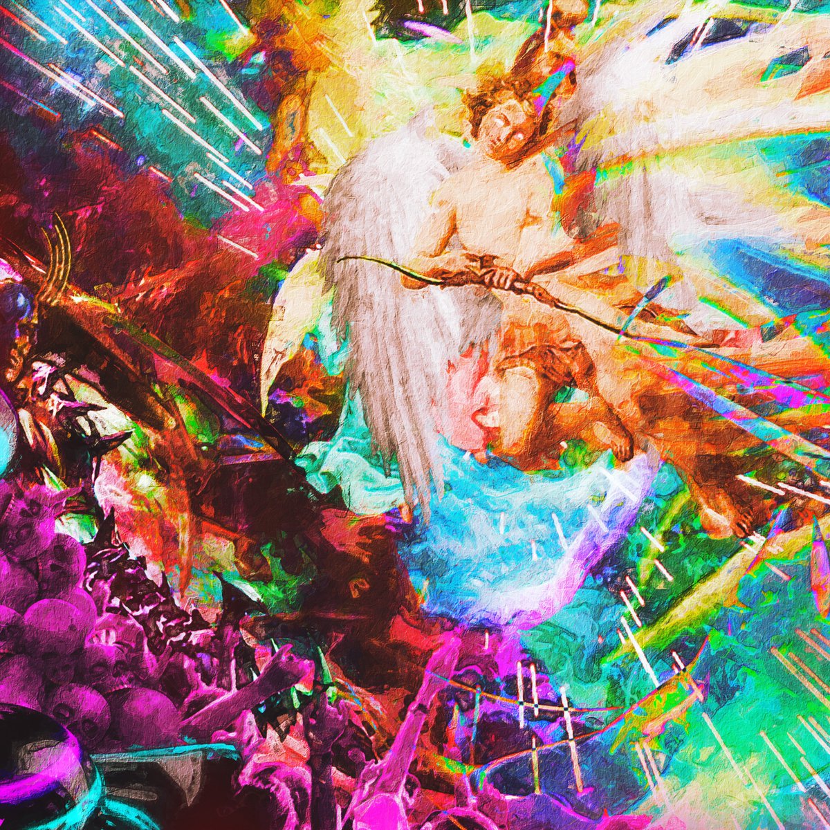 0XTETRA's tweet photo. Got some art sitting on @foundation, I am now open to DMs or e-mails for inquiries &amp; offers on these pieces. TAP IN! ➕

The Last Calamity - 3.16 ETH
Mercy Stallion - 1.00 ETH
Streets on Fire (Animated) - 1.00 ETH
Wall Flowers (Animated) - 1.00 ETH https://t.co/6F6Pkrdssz