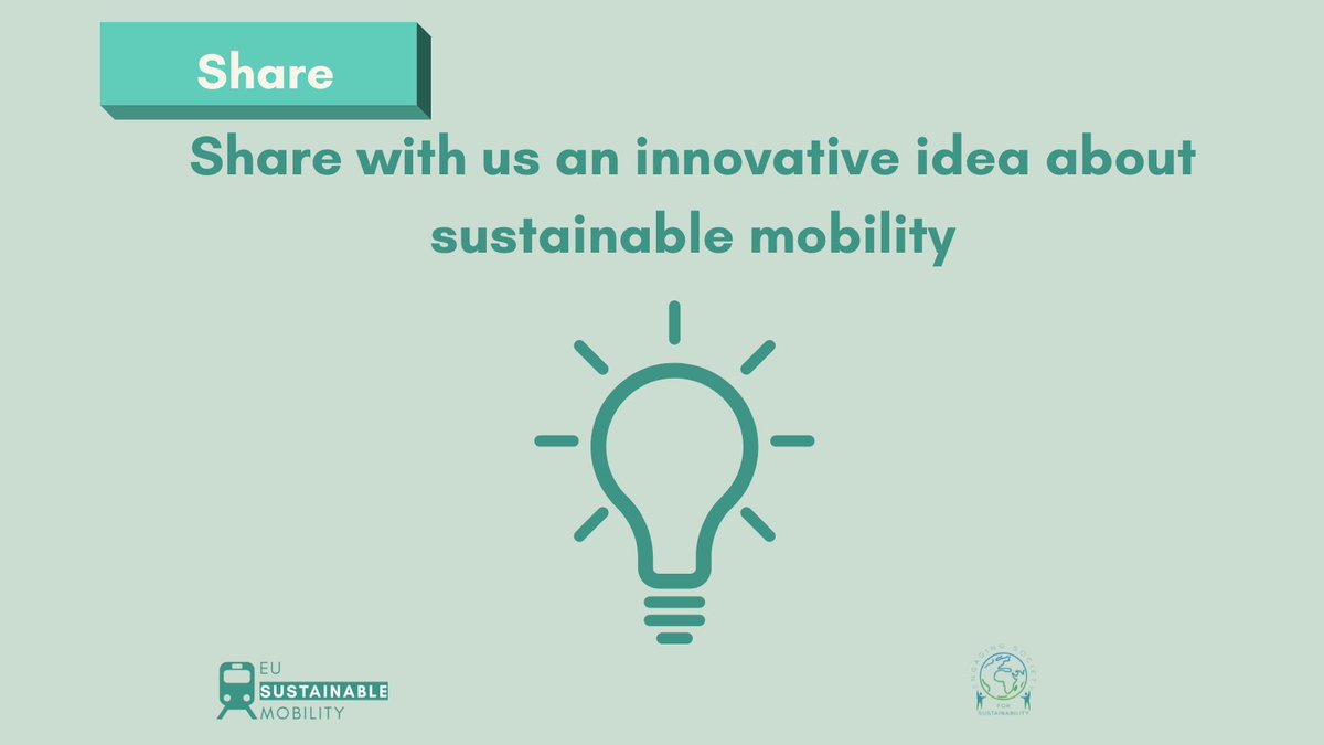 EngagingSociety's tweet photo. ➡Follow the second step and share with us your innovative idea to make more sustainable the mobility of your city🏙️ https://t.co/NYFnPLYx4Y