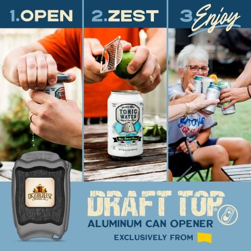Winbrook's tweet image. Draft Top®  - 100% American Made

It's the world’s first bar tool designed to safely remove the top of aluminum beverage cans. 

Check out:  ow.ly/xAO350IpB2A

#drafttop #easyopen #bartool #sharktank

Shout out to @snugzusa