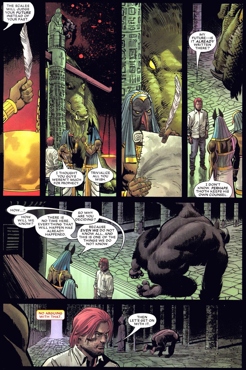 MaximilanMarvel's tweet photo. Ammitu, Anubis & Thoth vs. Damian Hellstrom in Hellstorm: Son of Satan #3...
#MoonKnight #MrKnight #ammit #arthurharrow #sofiaasir https://t.co/FSJ9cib8rR