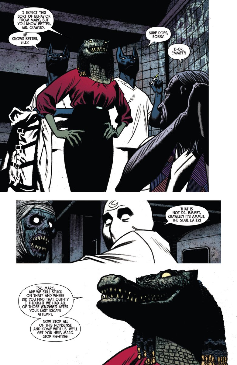 MaximilanMarvel's tweet photo. Ammut vs. Marc Spector in Moon Knight #3, 14...
#MoonKnight #MrKnight #ammit #arthurharrow #sofiaasir https://t.co/nF8vu12Ban