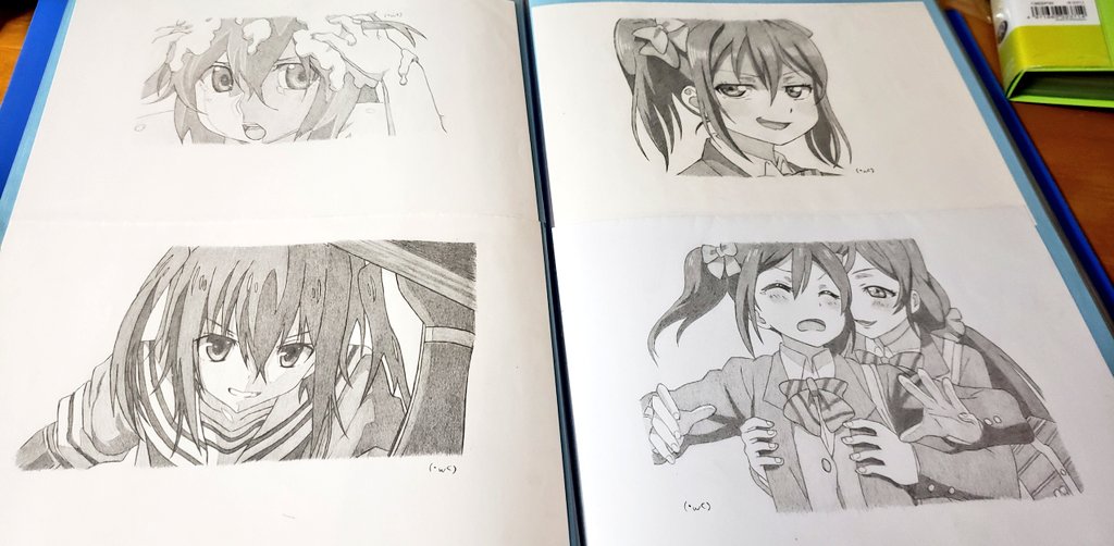 昔の模写絵が懐かしいw 