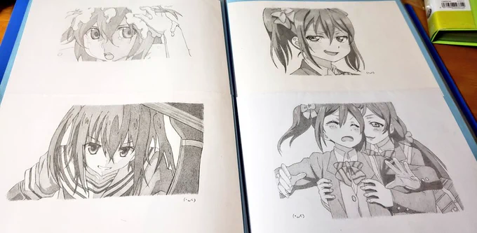 昔の模写絵が懐かしいw 