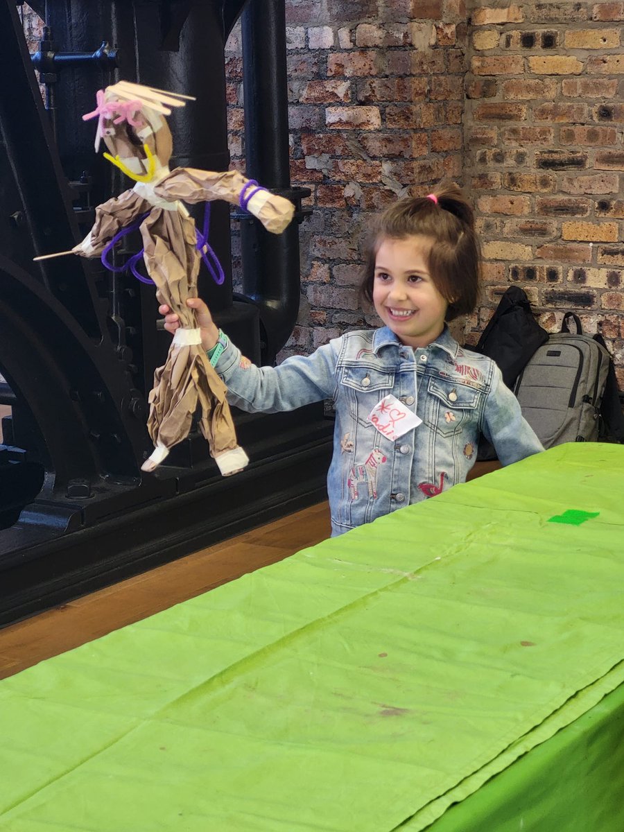 NatMiningMuseum's tweet photo. Great day @ Dr Bunhead's Rubbish Puppets! We made our own "Rubbish Puppets" out of recycled materials, learnt a lot & had fun! The film of our Puppet Adventures will be premiered at our next #ClimateBeacon event on Saturday! #Midlothian #ClimateNeedsCulture #COP26 @CCScotland https://t.co/UoDkXWF2hz