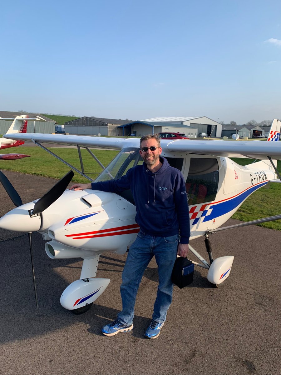 Congratulations to Stuart who passed his GST last week! A lifetime goal achieved! #elevationairsports #flying #flighttraining #learntofly #microlight #britishmicrolightaircraftassociation #ikarusc42 #c42 #passed #gloucestershire #gloucestershireairport #NPPL