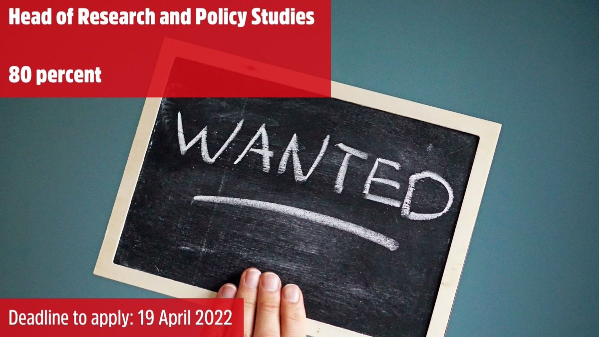 📢 We're hiring! Looking for the new Head of our #Research and #PolicyStudies as our @FelixKirchmeier will from now on focus on our #GenevaHumanRightsPlatform! More info here (deadline to apply: 19 April 2022): geneva-academy.ch/the-academy/va…