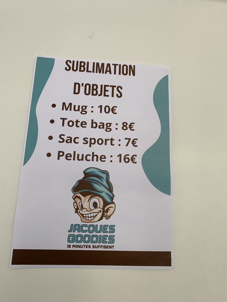 JacquesMonod's tweet photo. Les élèves de la mini-entreprise "Jacques Goodies" se sont rendus à la foire de Rouen pour exposer et vendre leurs produits @EPANormandie Mugs personnalisés, Tote bags, peluches .... Des produits à l'image de leurs clients : Uniques ! https://t.co/k6JzavBEtO