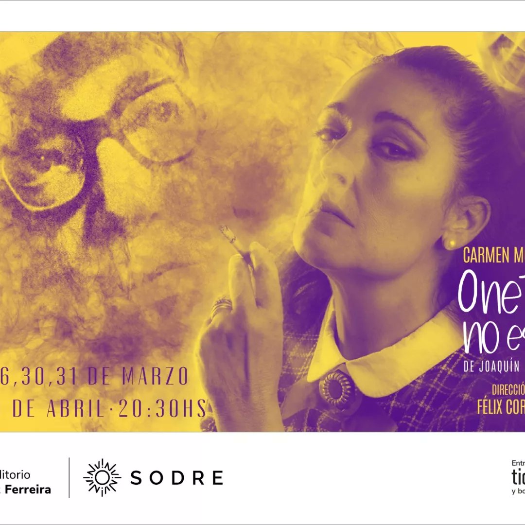 Mañana miércoles vuelve "Onetti no está" a la  Sala Vaz Ferreira. La vi el sábado pasado y quedé maravillado con la actuación de <a href="/MoranCarmen/">Carmen Moran</a> . Cuando tu texto cobra vida así, se te eriza a piel, te emociona, te divierte y te hace pensar, aparece esa palabra mágica: Teatro