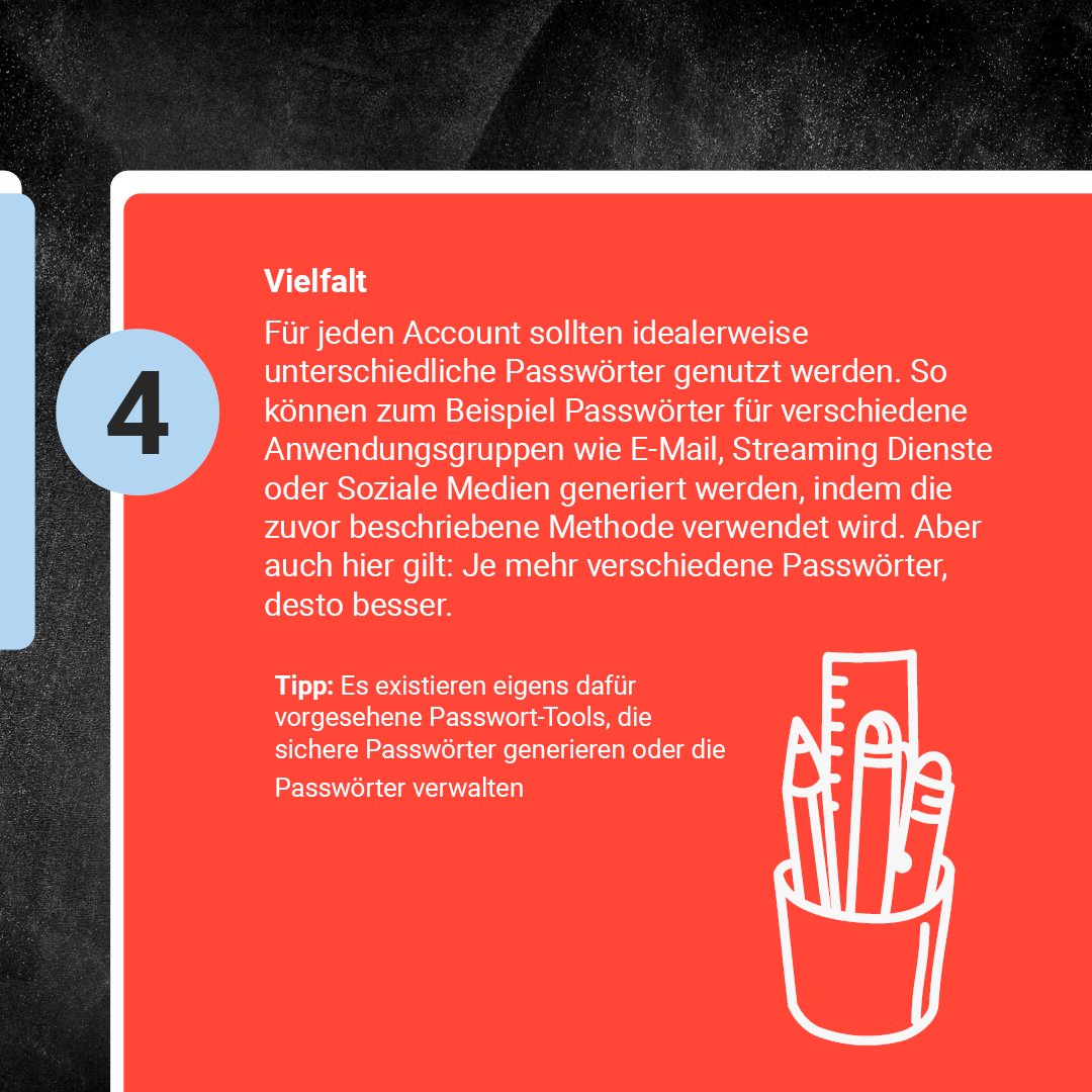 imc_learning's tweet photo. Sichere #Passwörter? Klar, weiß man doch, dass man die braucht! Aber eben nicht immer. Gerade für #SuS ist  #Datensicherheit immens wichtig. Wir haben daher einige Tipps zum Thema sicheres #Passwort auf einer #Infographik zusammengestellt. 
▶️ https://t.co/dK18I18BgC

#Lehrer https://t.co/3zaRuNGvi1