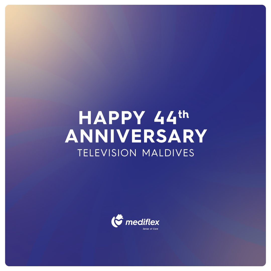 Congratulations on your 44th year of television service <a href="/tvmaldives/">Television Maldives</a> 🥳