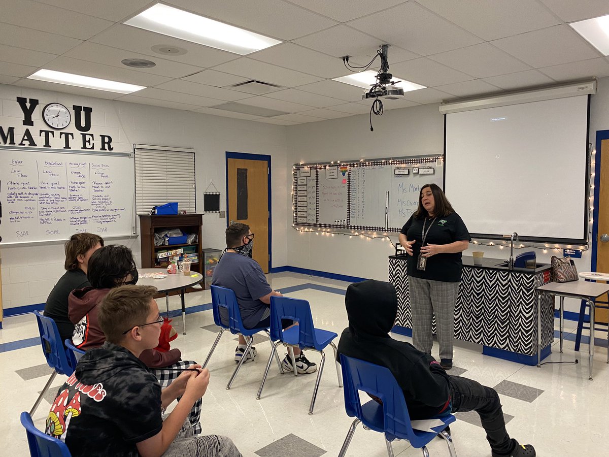 Thank you <a href="/gulfhighschool/">Gulf High School</a> for coming to <a href="/PRSMS_Eagles/">Paul R. Smith Middle</a> to share with our Delta Force students. They are excited to become Buccaneers!