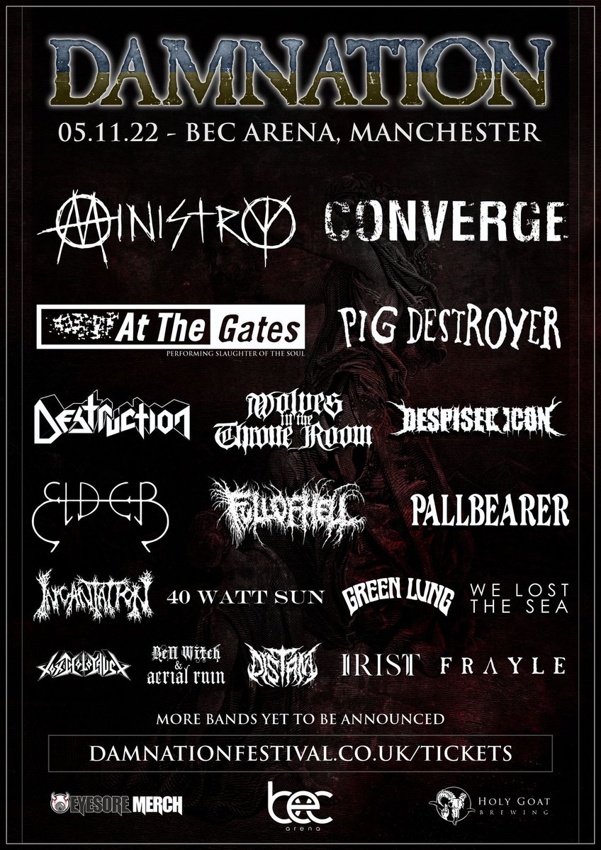 Distant and Frayle (UK debut show) added to Damnation 2022.

damnationfestival.co.uk/tickets