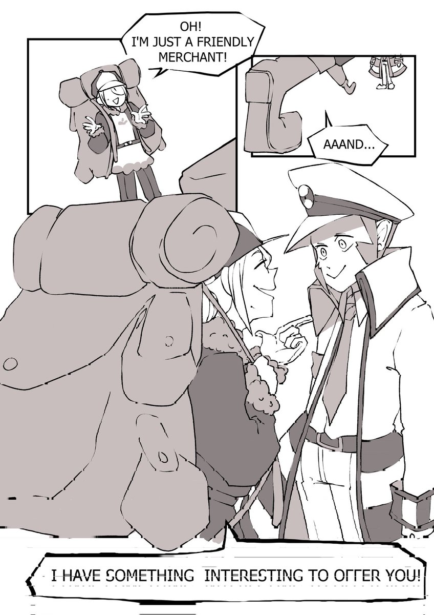 [Reupload] (quality died I think) How about ginkgo guild merchant emmet? I just think he's just become part of the guild if he and volo ever meet :)
#PokemonLegendsArceus #submas (kinda) 