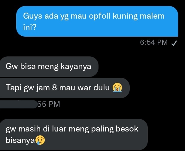 kerjaan gw tiap malem