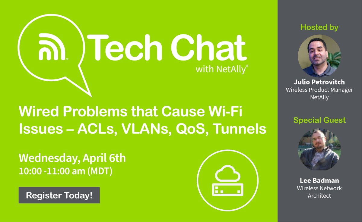 NetAlly's tweet image. End users complaining about not being able to access some resources on the network? Maybe the root cause not related to the Wi-Fi after all. Join @wirednot and Julio and explore wired problems that cause Wi-Fi issues.
ow.ly/Yy2x50IjeH3
#networkproblems #wirednetwork