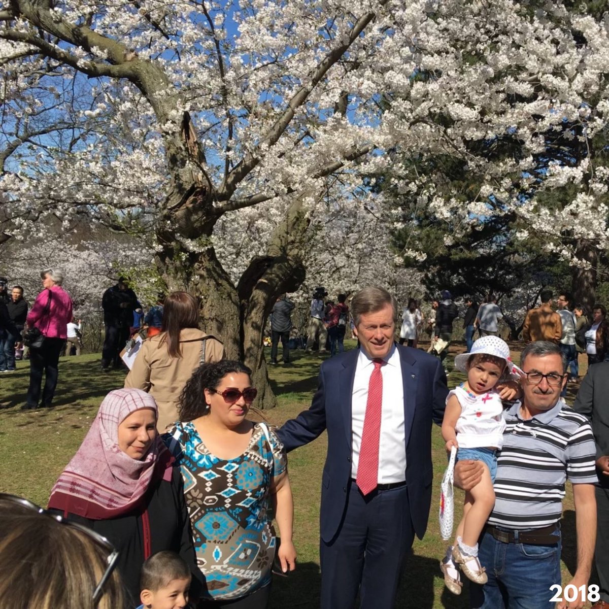 JohnTory's tweet photo. Every year, I look forward to seeing the cherry blossoms bloom in High Park with Torontonians. After a two year hiatus during the pandemic, @CityofToronto is readying to welcome the public back to viewing cherry blossoms in person this spring.

Learn more: https://t.co/vNElvoKmNG https://t.co/SN8yJPiyTy