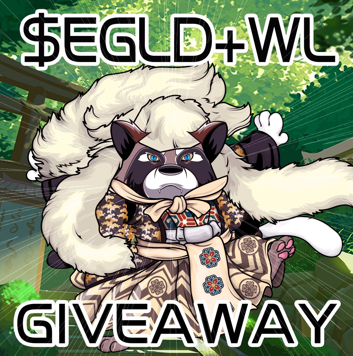 nft_sengoku's tweet photo. ⚡ EGLD #GIVEAWAY ⚡

Please check out the Raccoon of Sengoku NFT 

Prizes:
🏆 2x 0.1 #EGLD + Wlspot 
🏆 1x 0.3 #EGLD + Wlspot 

Must:
1️⃣ Follow @nft_sengoku 
2️⃣ ❤️ + RT 
3️⃣ Tag 3 Friends

⏰ 48 Hrs. 3 Winners!

#NFTGiveaway  #NFTs  #ElrondNFT
#NOTIGANG #EGLD
#NOTISQUAD https://t.co/TZdXQ3vX1D