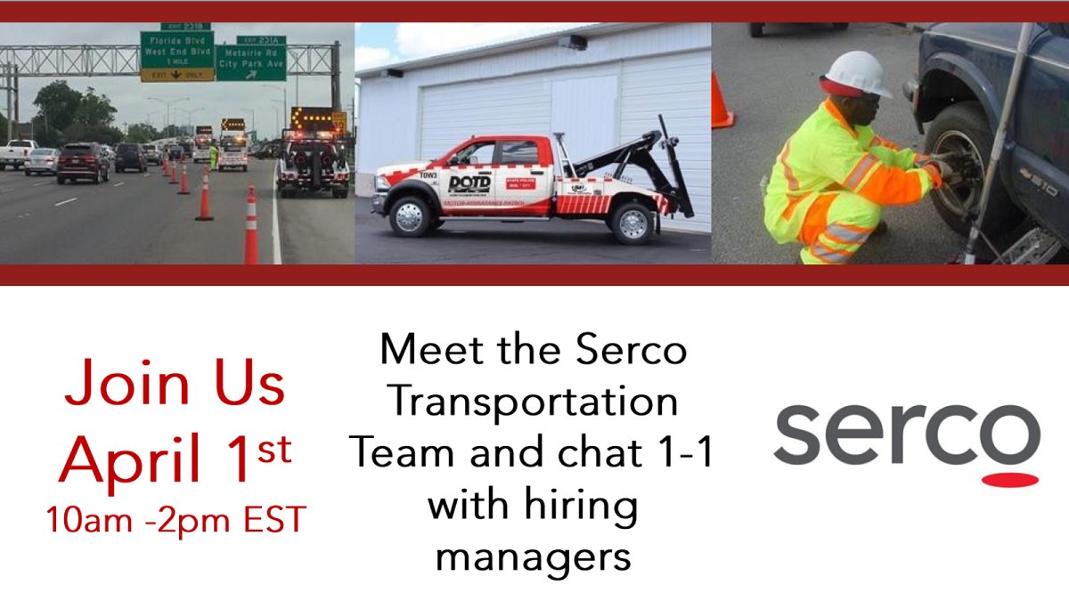 Serco Inc. on Twitter "The Serco Transportation Team is hosting a