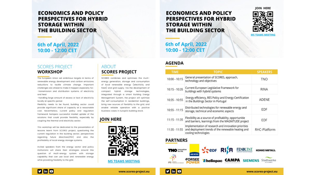 SCORES project tweet media