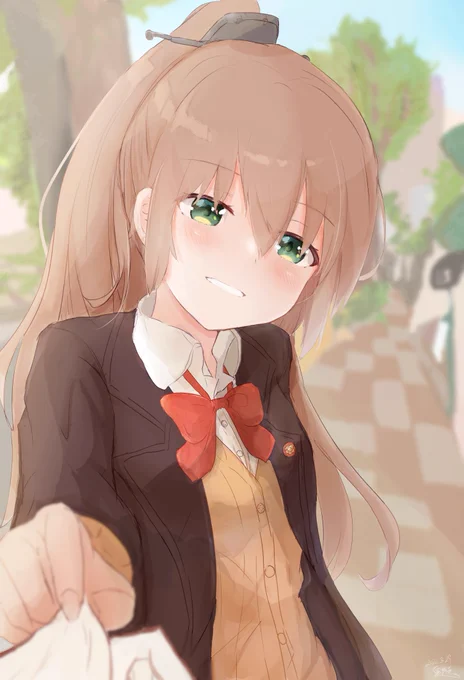 熊野「ほら提督、早く行きますわよ」 #艦これ 