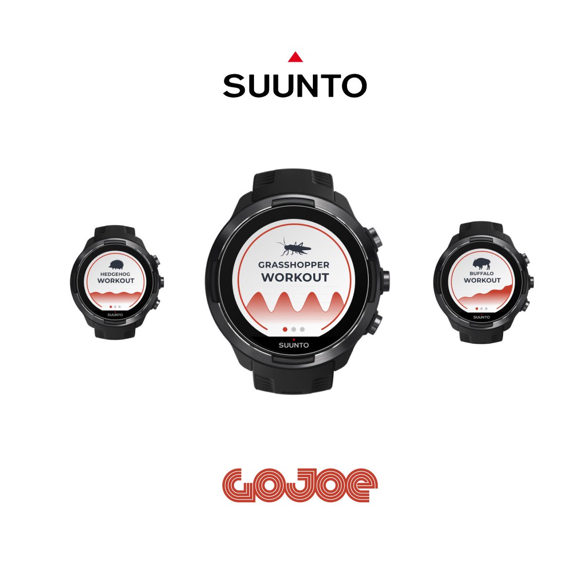 New partnership alert... Super-excited to announce that GoJoe is one of a handful of global apps to be integrated into Suunto's 1m+ watches, from today! Suunto users can now try 3 workouts...Hedgehog (steady), Grasshopper (interval), Buffalo (ramp)... #suunto #suuntocompatible