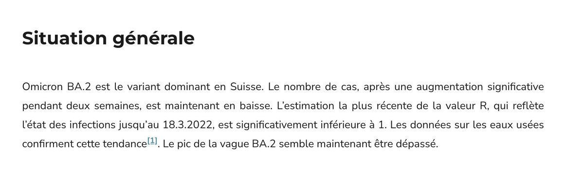 Scientific Advisory Panel COVID-19 (@sciap_covid19) on Twitter photo Évaluation de la situation épidémiologique 📅 28.03.2022
➡️ sciencetaskforce.ch/fr/evaluation-… Évaluation de la situation épidémiologique 📅 28.03.2022
➡️ sciencetaskforce.ch/fr/evaluation-…