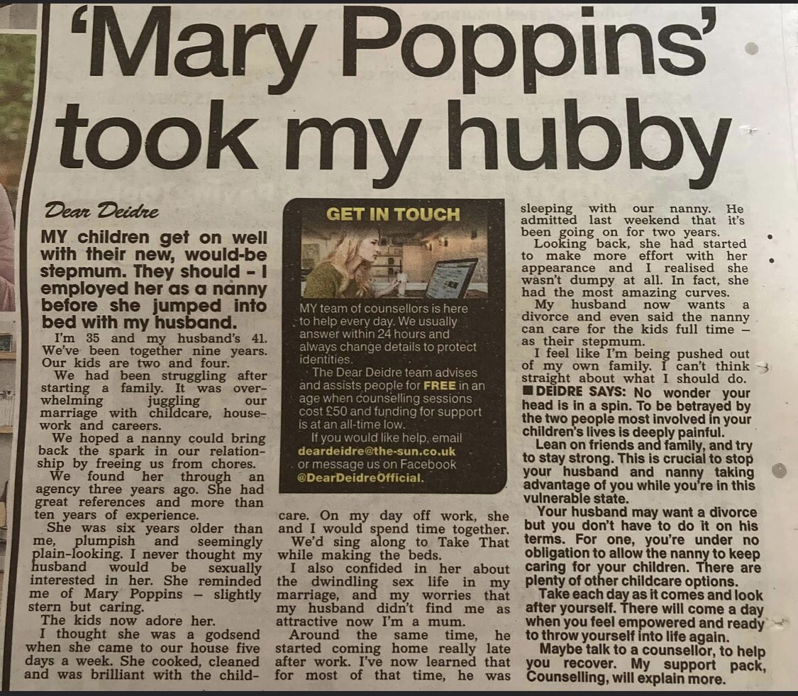 Nannyang1's tweet photo. How could you Mary Poppins 🙈 https://t.co/l4OTlMSfz5