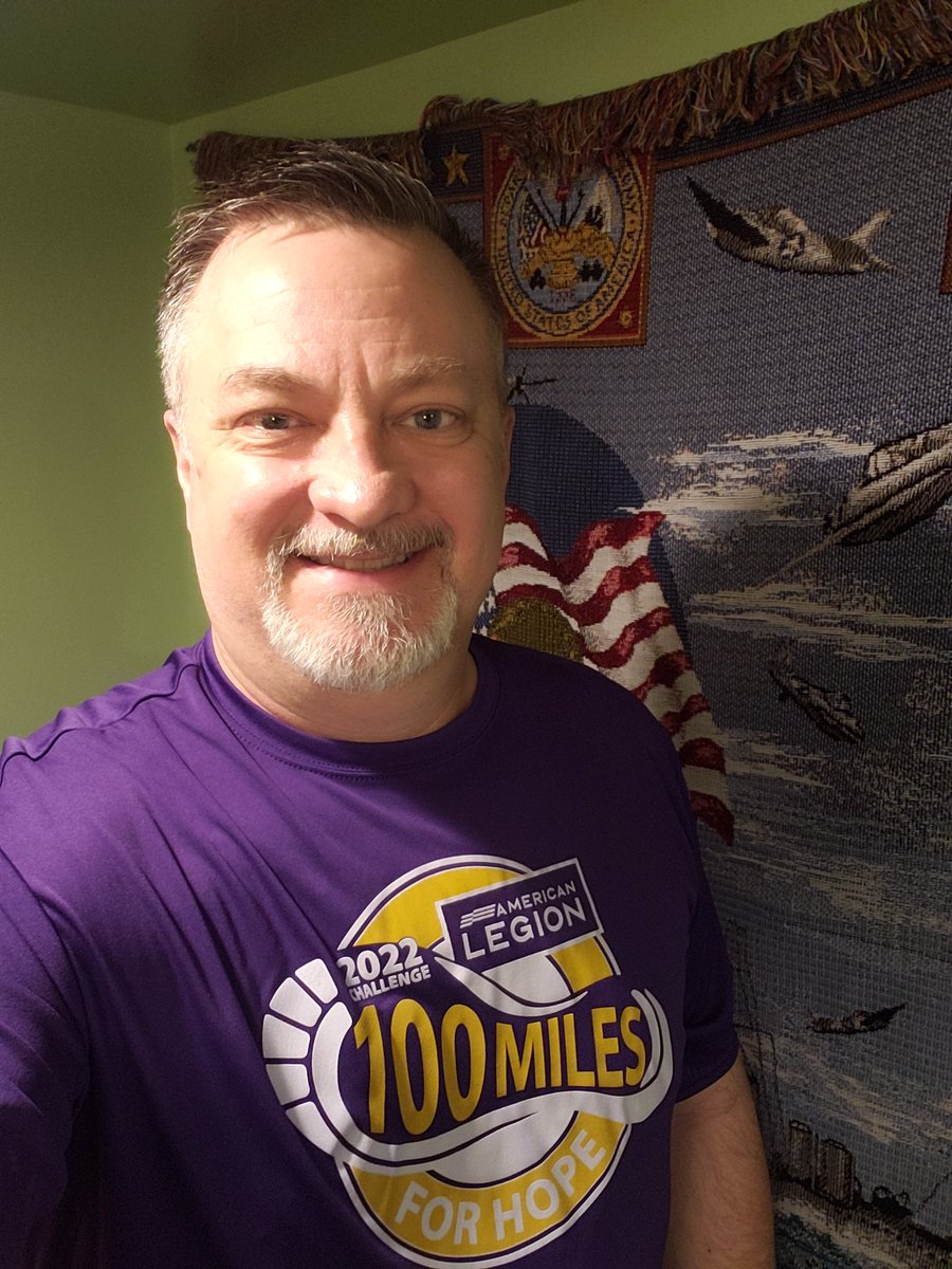 Working on <a href="/AmericanLegion/">The American Legion</a> 100 Miles for Hope, step by step.