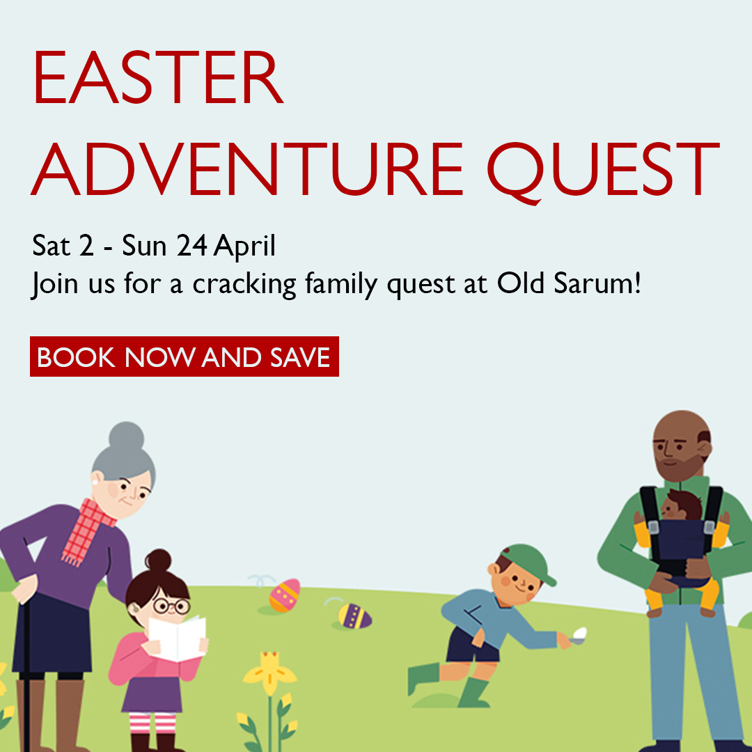 It’s the first day of our Easter Adventure Quest! Our quest offers adventure, fun and the chance to explore our sites anew as you seek to solve clues and complete challenges! 🐤 Plan your visit: bit.ly/Sarum-Easter-Q…