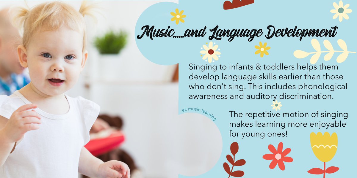 ezmusiclearning's tweet photo. Music and Language Development. 

#musicandmovement #musicdevelopment #infantdevelopment #toddlerdevelopment  #millestones #babydevelopment #babymilestones #babymusic #babyplay #babyactivities #learningthroughplay #music #infanthood #toddlerhood #infant #toddler https://t.co/wO1yN4kOeM