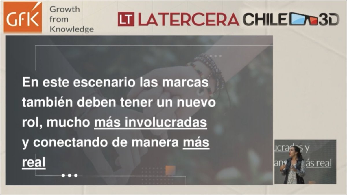 ECdeChile's tweet photo. “Adaptarse o morir: las marcas que no conecten con los cambios sociales o climáticos, son marcas que no son valoradas por el consumidor” Carolina Cúneo en #Chile3D2022 @GfKChile @latercera https://t.co/Q9OSCENi1X
