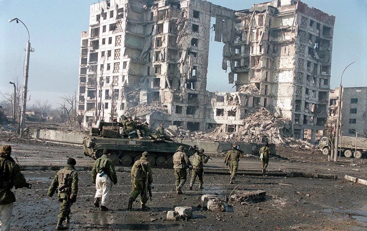 Defense of Ukraine on Twitter: "Grozny, Chechnya in 2000 and Mykolaiv, Ukraine today. If evil goes unpunished once, it returns 100 times worse. #StopRussianAggression https://t.co/VX5poJ7WSa" / Twitter
