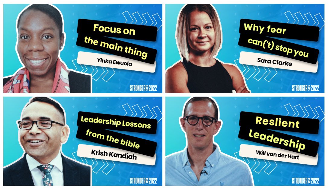strongernetwork's tweet photo. 🎯 Leadership is big business & not without reason. #Leadership is influence.
Leaders have huge #influence on their organisations; nations rise or fall on leadership. But what does Kingdom leadership look like?
Check out these out and more #sn22live
https://t.co/5916eOq3Hv https://t.co/3oM1kkNm7N