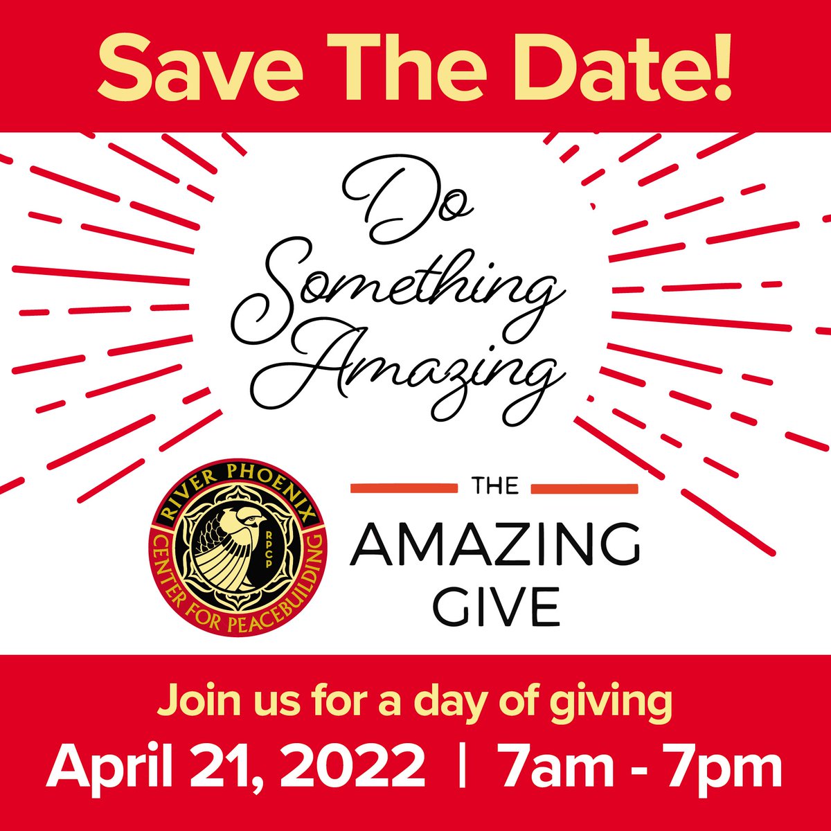 We’re excited about The Amazing Give! Join the conversation by following @GivingDay and liking the #TheAmazingGive page on FB!
