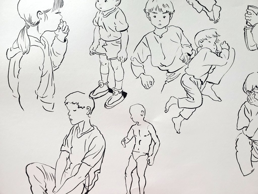 ほろ酔いで落描き
へろへろな線 