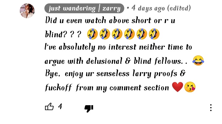 KrishnaSajeevan's tweet photo. @alarrielife My fellows,
I never really thought that Zarries would b so toxic! But this one defied my thoughts!!!
But nothing can convince Larries that itsn't real when Hazz and Lou themseleves confirm it every min.💙💚
#LarryStylinson #LouisTomlinson #HarryStyles #FuckAntis https://t.co/WHUUGSijwo