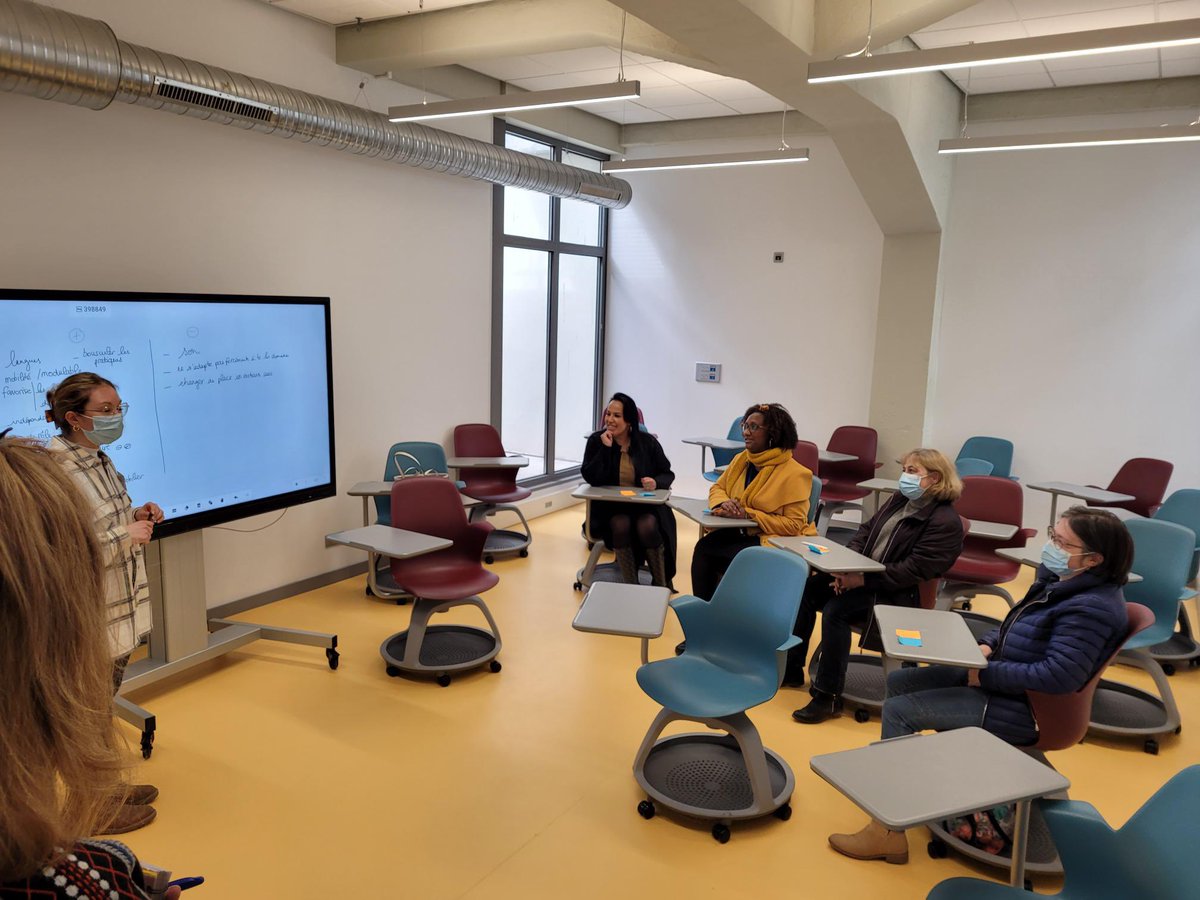 LeCnam's tweet photo. #Inauguration 🎓 Le Cnam Paris et la Direction Nationale du Numérique ont inauguré de nouveaux espaces de #formation au service de l’#innovation #pedagogique ! La prochaine inauguration d’espaces aura lieu le 31/03, de 12h à 14h. @LearningLabNet @LeCnamDN1 https://t.co/GJ6IVRsuyI