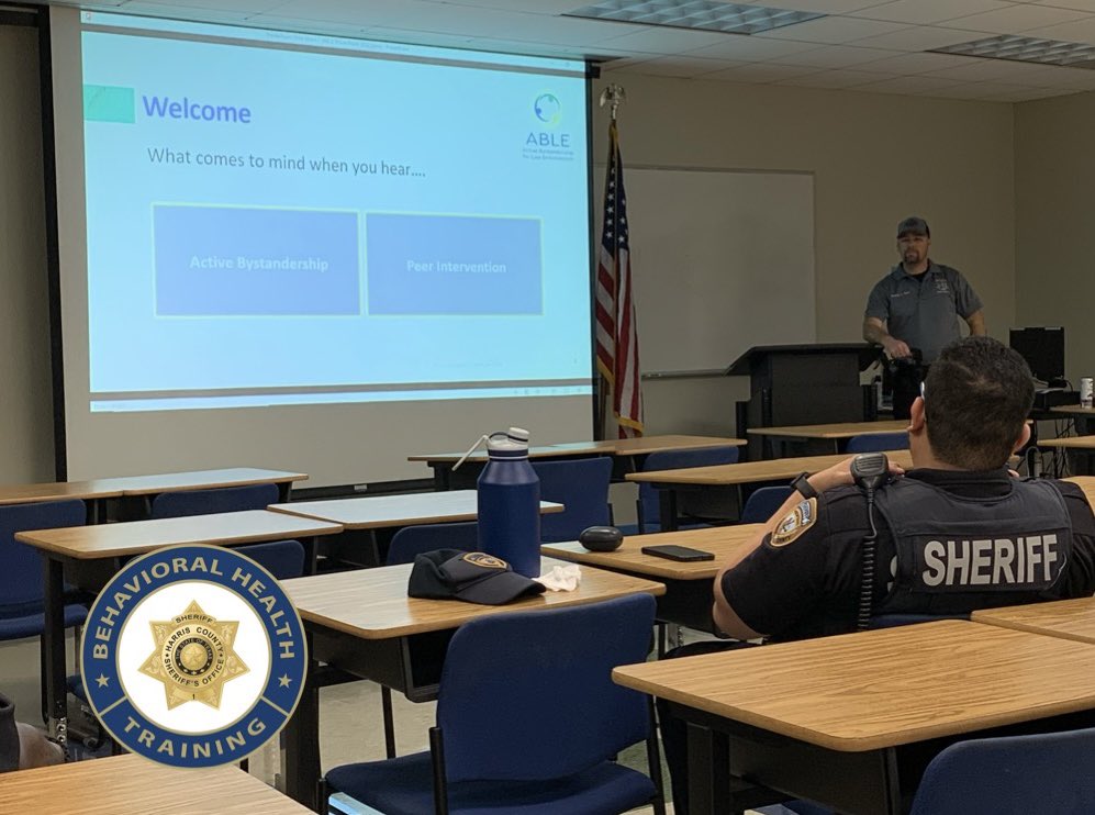 “What comes to mind when you hear Active Bystandership - Peer Intervention,” says Deputy Wells. This morning deputies attend <a href="/GeorgetownLaw/">Georgetown Law</a> Active Bystandership for Law Enforcement where deputies discuss important topics about active bystandership &amp; #mentalhealth wellness.