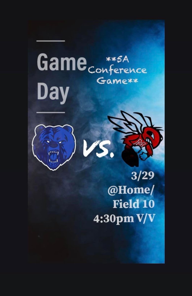 🐻🥎Game Day🥎🐻
🆚Maumelle V/V Conference Game 
⏰ 4:30pm
📍 Sherwood Softball Complex F10
📺 facebook.com/shhsladybears/
